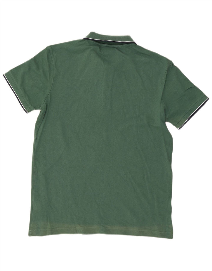 Kappa Mens Polo Shirt Large Green Cotton