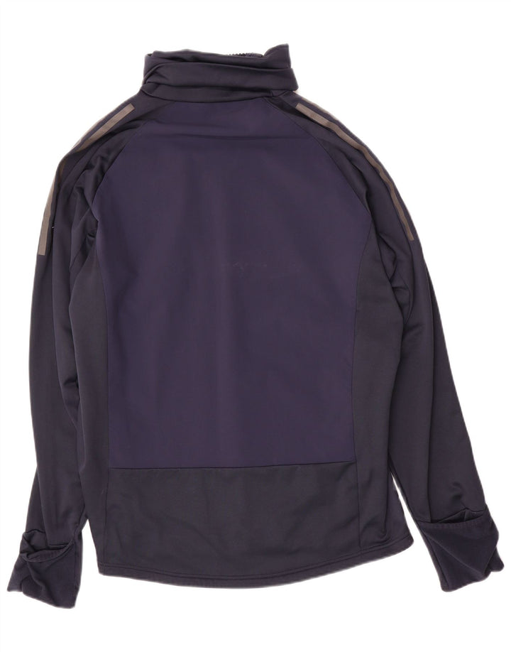 Adidas Mens Manchester United Graphic Top Long Sleeve Medium Navy Blue