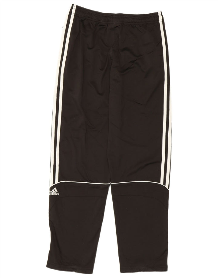 Adidas Boys Tracksuit Trousers 13-14 Years Black Polyester