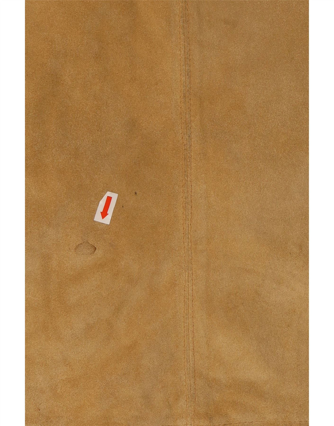 VINTAGE Womens Suede Mini Skirt Medium W28  Beige Leather