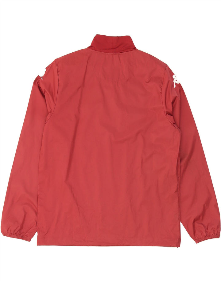 KAPPA Mens Pullover Tracksuit Top Jacket Medium Burgundy Polyester Vintage Kappa and Second-Hand Kappa from Messina Hembry 