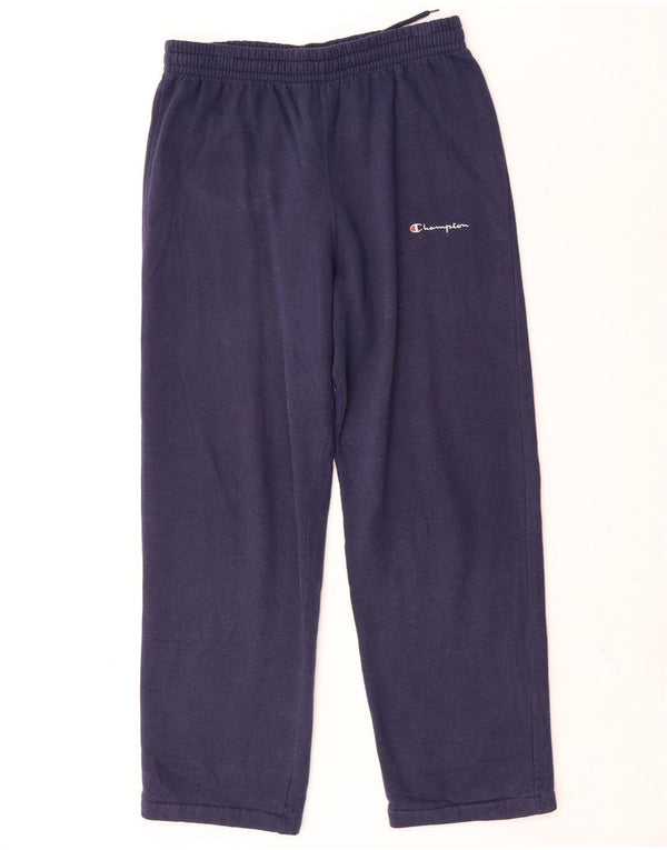 Champion Mens Tracksuit Trousers XL  Navy Blue Cotton