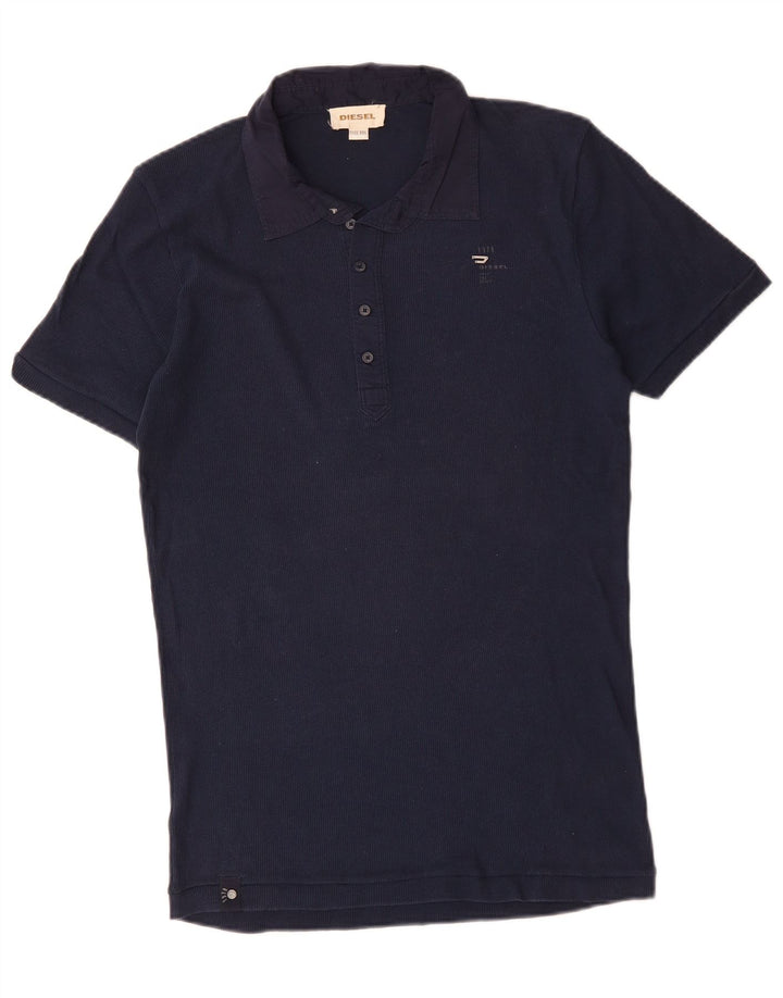 DIESEL Mens Polo Shirt 2XL Navy Blue