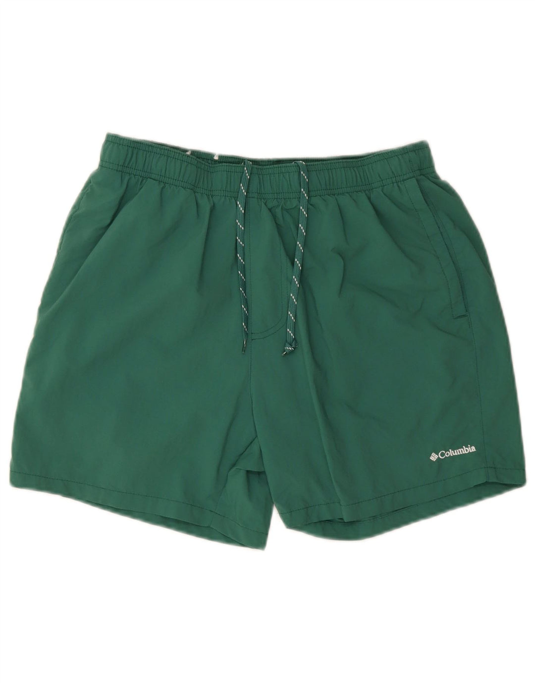 Columbia Mens Swimming Shorts Medium  Green Nylon