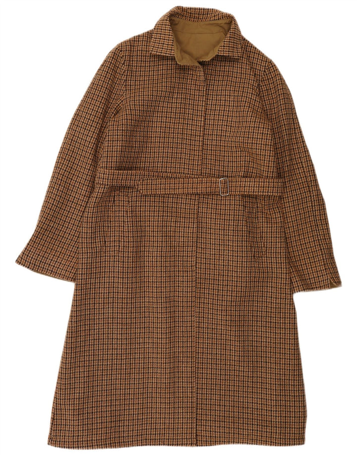 Salco Womens Reversible Trench Coat UK 14 Medium Khaki Polyester