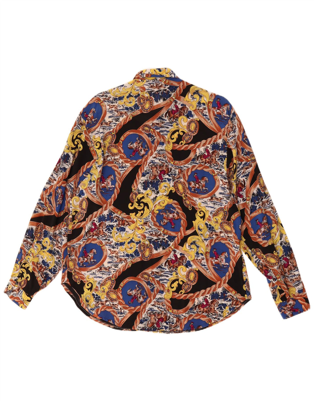 Vintage Womens Abstract Pattern Shirt EU 46 XL Multicoloured