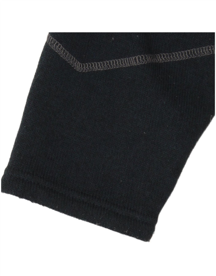 Columbia Mens Zip Neck Jumper Sweater Medium Navy Blue Polyester