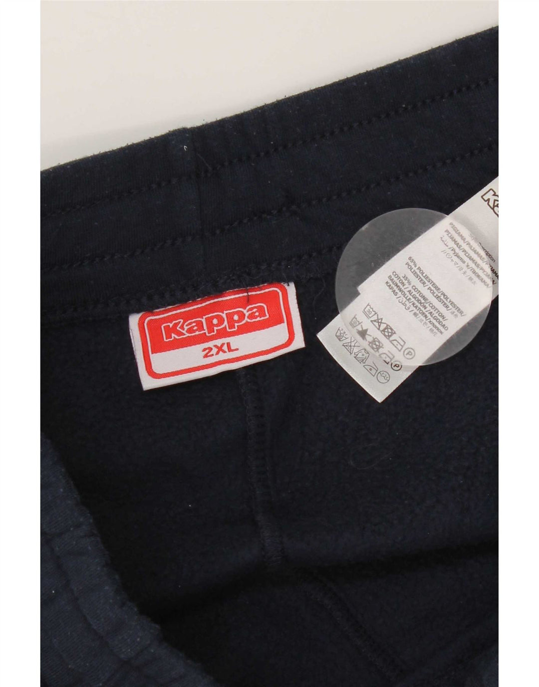 Kappa Mens Tracksuit Trousers Joggers 2XL  Navy Blue Polyester