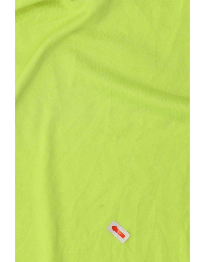 NIKE Mens Dri Fit T-Shirt Top Large Green Polyester