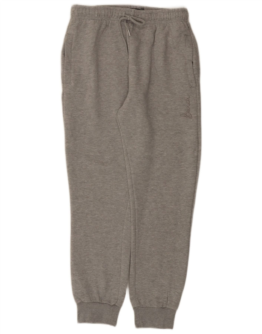 BENCH Womens Tracksuit Trousers Joggers UK 10 Small Grey Cotton