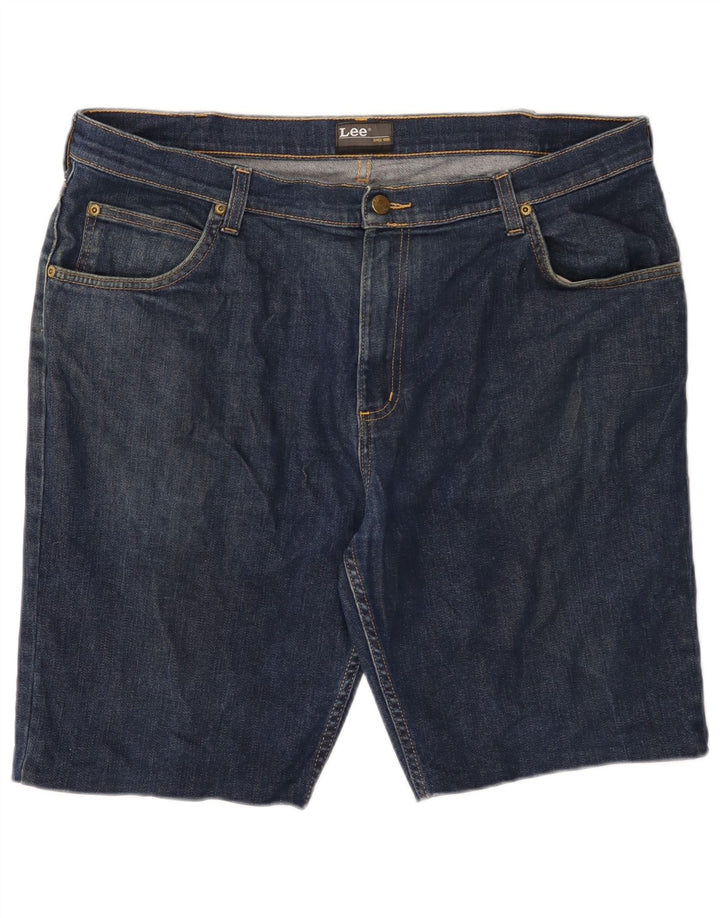 LEE Mens Brooklyn Denim Shorts W40 XL Navy Blue Cotton
