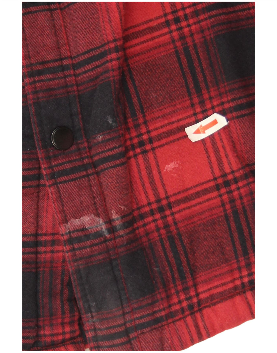 Marks & Spencer Mens Regular Overshirt Flannel Shirt 2XL Red Check