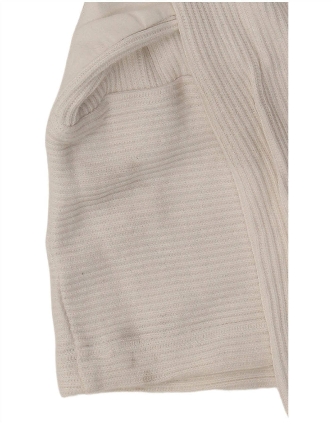 Together Womens Graphic Zip Neck Jumper Sweater UK 10/12 Medium White