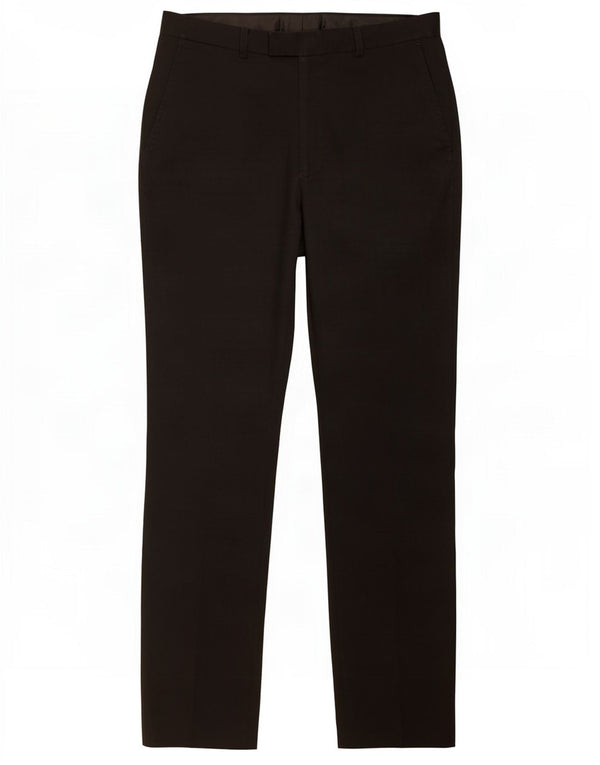Marks & Spencer Mens Slim Fit Suit Trousers W32 L33 Black Polyester