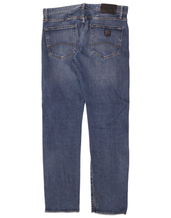 Armani Exchange Mens Slim Jeans W34 L32 Blue