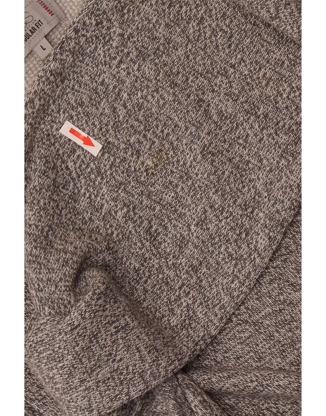 Marks & Spencer Mens Crew Neck Jumper Sweater Large Grey Flecked