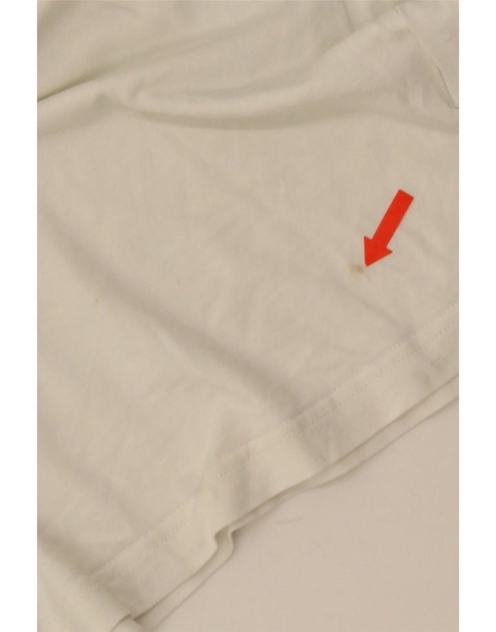 Puma Mens T-Shirt Top Large White Cotton