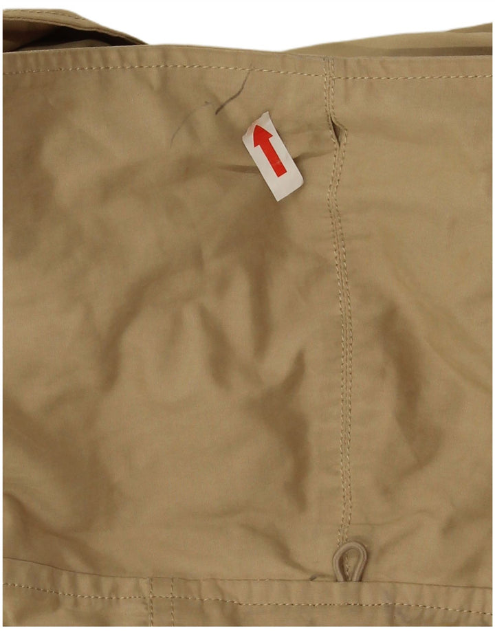 Zara Womens Hooded Parka Jacket UK 16 Large Beige