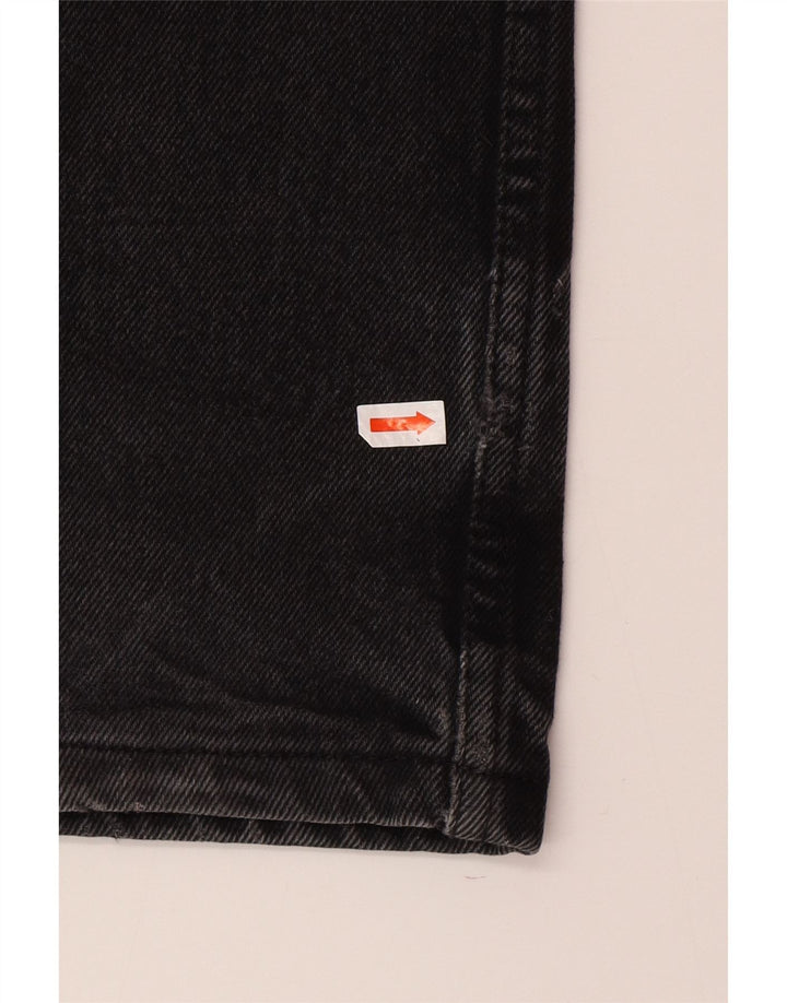 LEE Mens Detroit Straight Jeans W34 L34 Grey Cotton