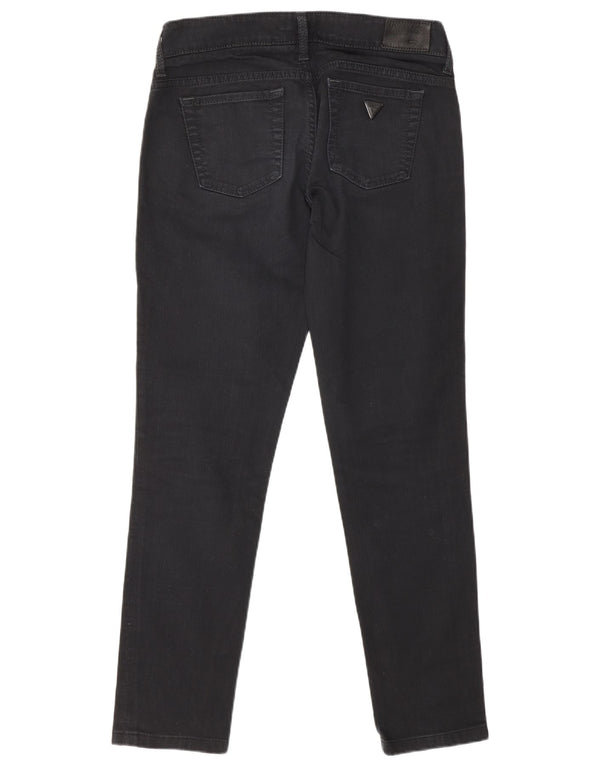 GUESS Womens Starlet Slim Jeans W28 L28 Black