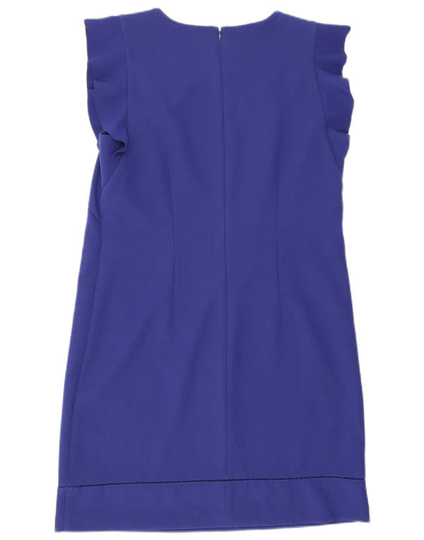 Jules Womens Sleeveless Sheath Dress UK 14 Large Blue Polyester