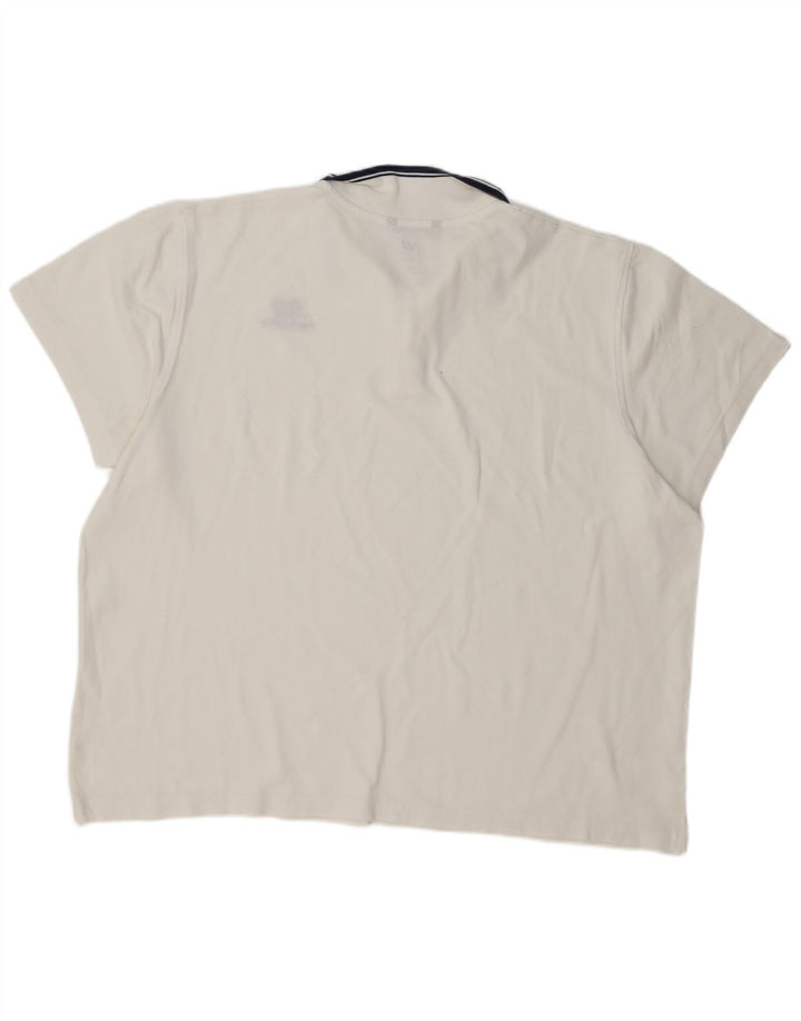 NEW BALANCE Mens Polo Shirt 2XL White