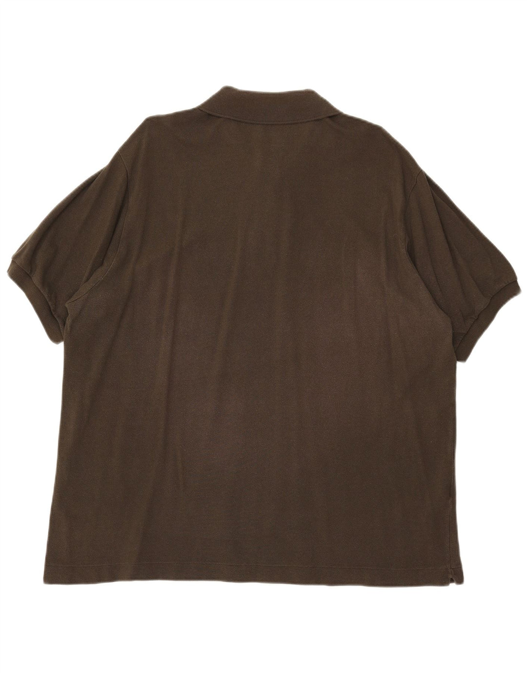 LACOSTE Mens Polo Shirt Size 7 2XL Khaki Cotton