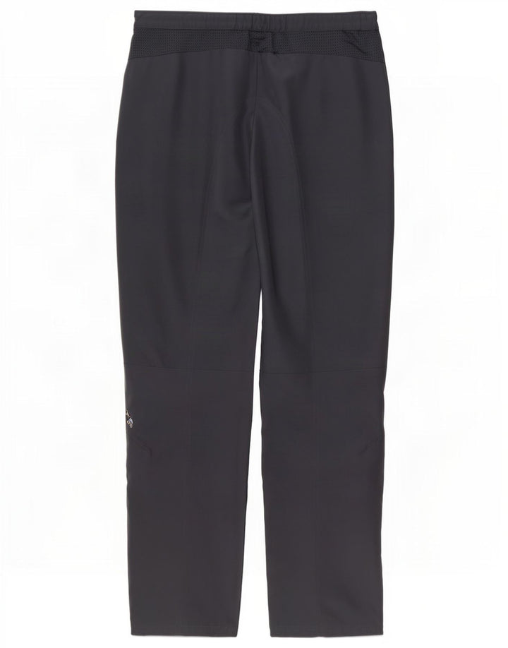 Adidas Womens Clima Proof Windbreaker Trousers UK 12 Medium Grey Polyester