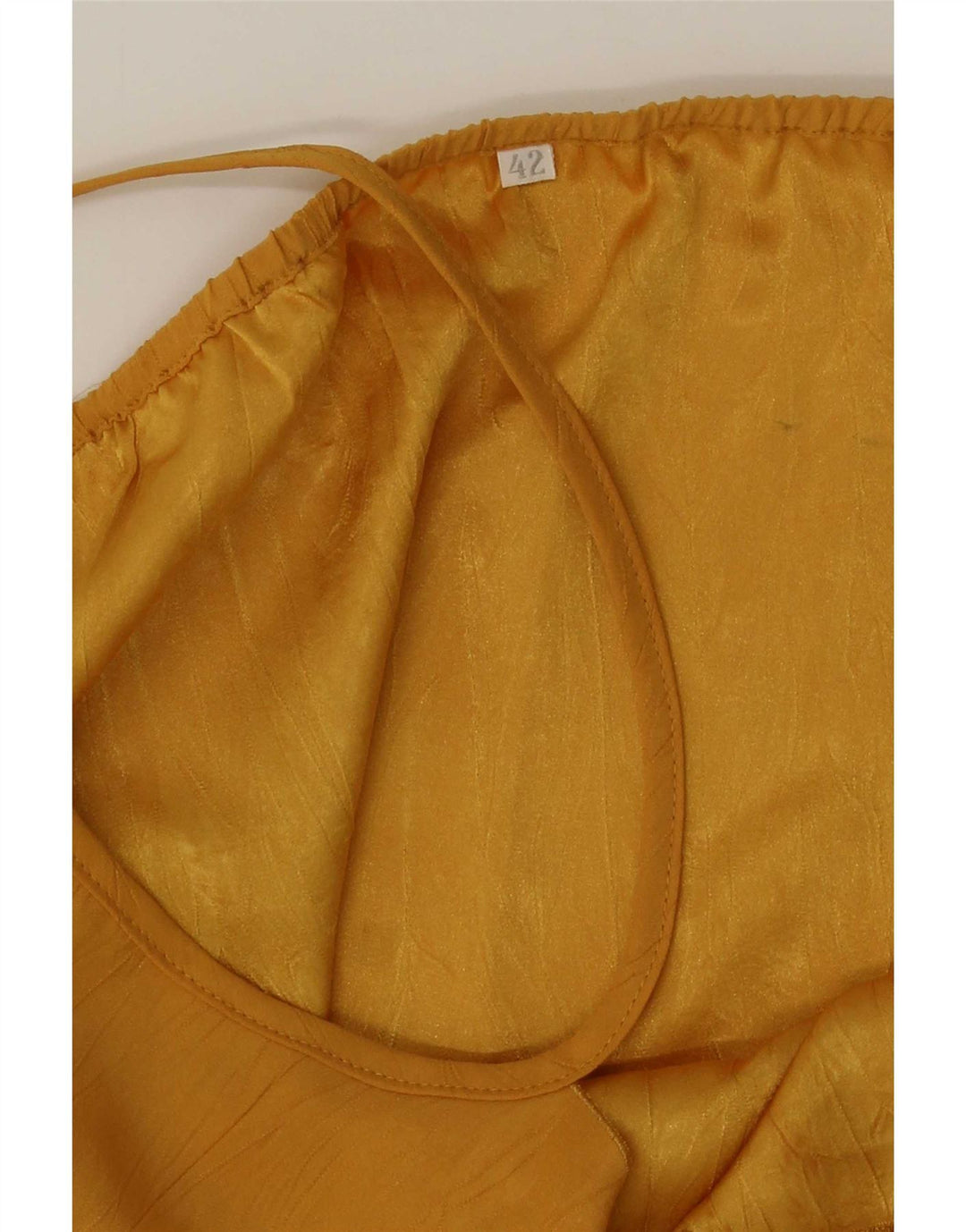 Vintage Womens Cami Top IT 42 Medium Yellow