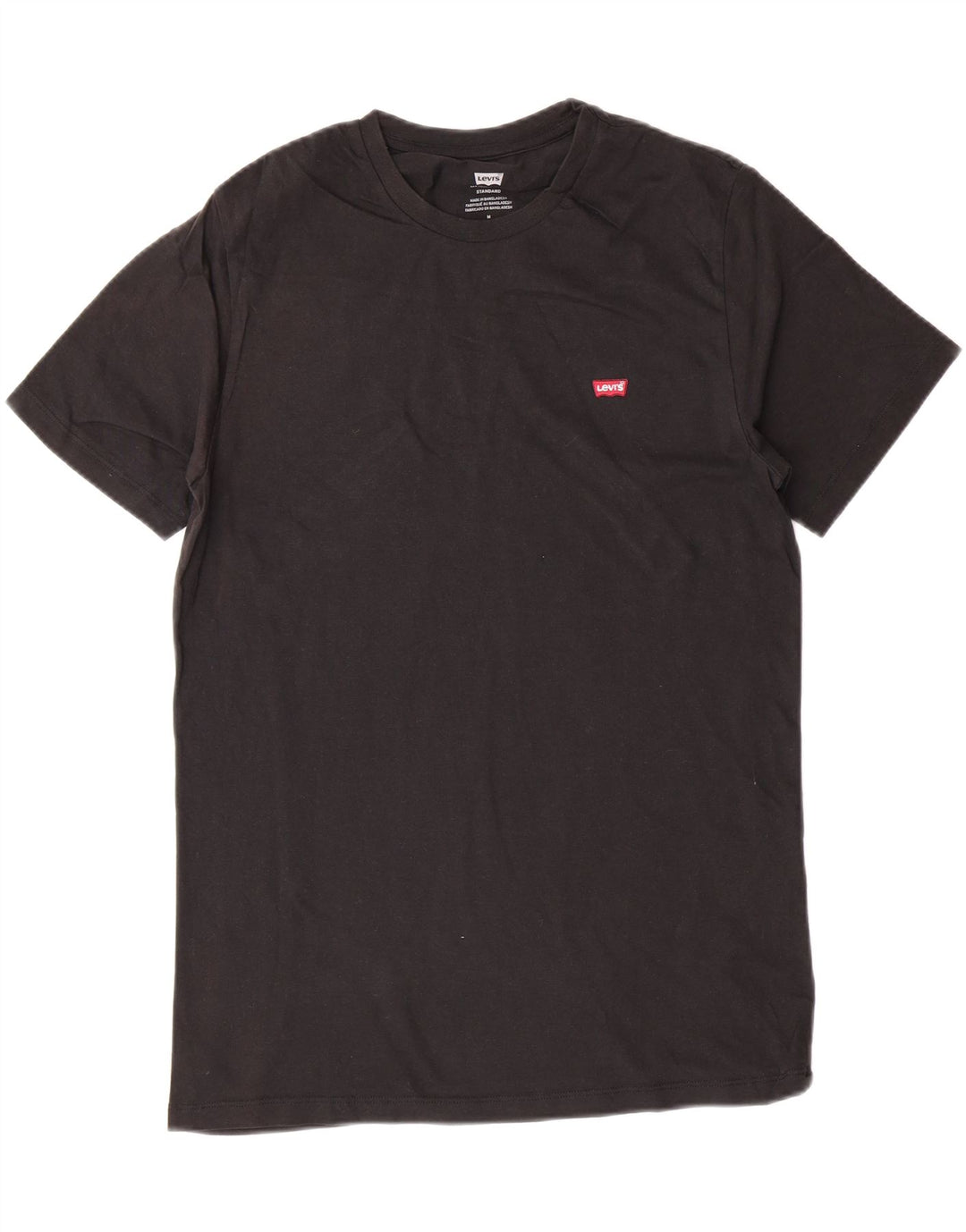 LEVI'S Mens Standard T-Shirt Top Medium Black Cotton