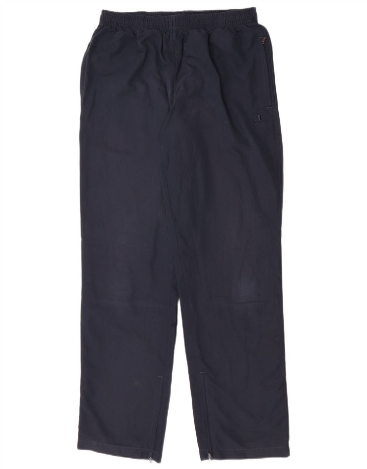 Champion Womens Tracksuit Trousers UK 12 Medium Navy Blue Polyester