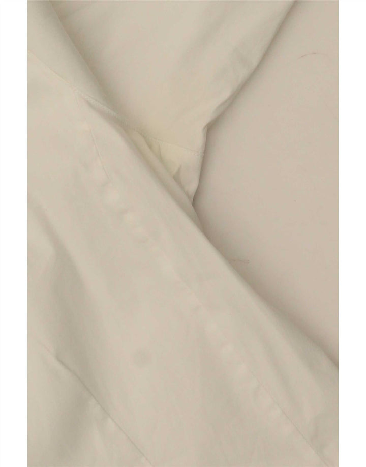Massimo Dutti Womens Shirt EU 40 Medium White Cotton