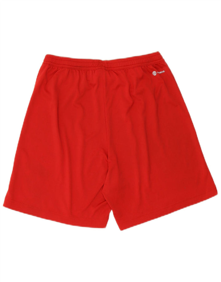Adidas Mens Aeroready Sport Shorts Medium Red Polyester