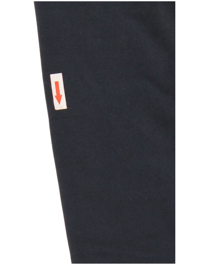 Lotto Mens Zip Neck Sweatshirt Jumper XL Navy Blue Polyester