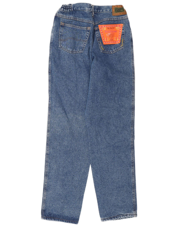 Pepperino Girls Tapered High Waist Jeans 15-16 Years W28 L32 Blue Cotton