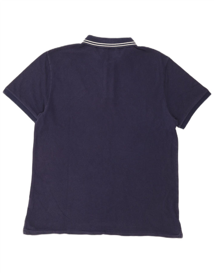 POLO RALPH LAUREN Mens Polo Shirt XL Navy Blue Cotton