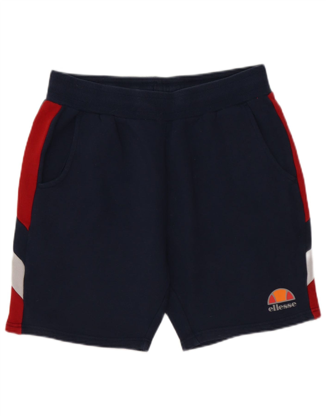 Ellesse Mens Sport Shorts Small  Navy Blue Colourblock