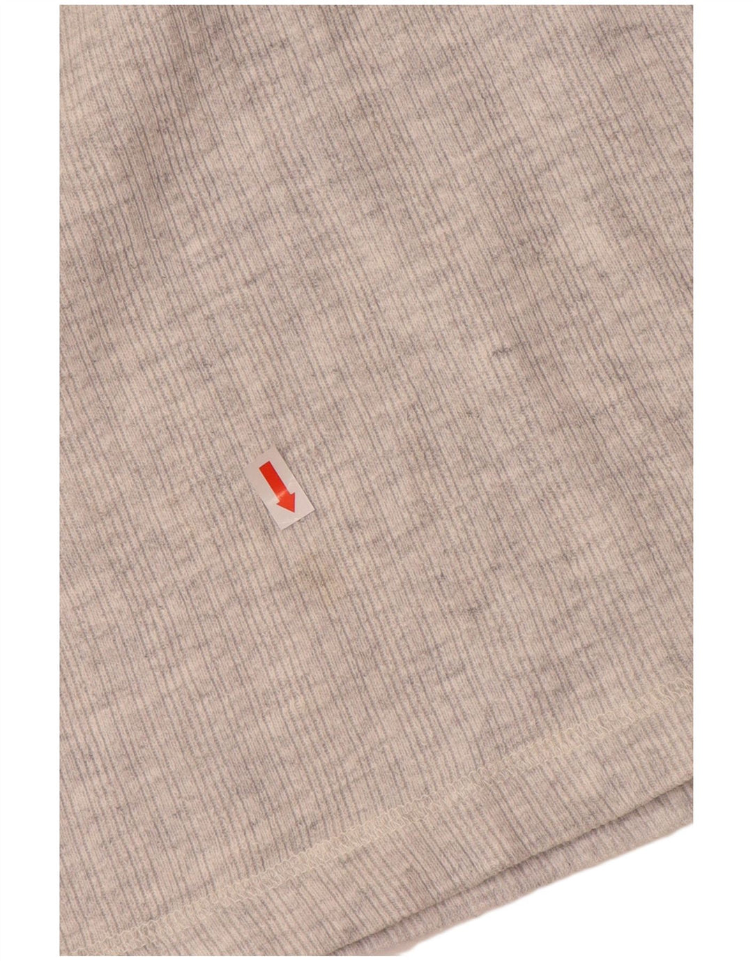 VINTAGE Womens Zip Neck Jumper Sweater UK 18 XL Grey