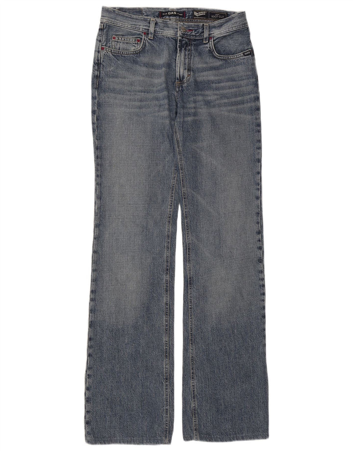 Gas Womens Bootcut Jeans W29 L34 Blue Cotton