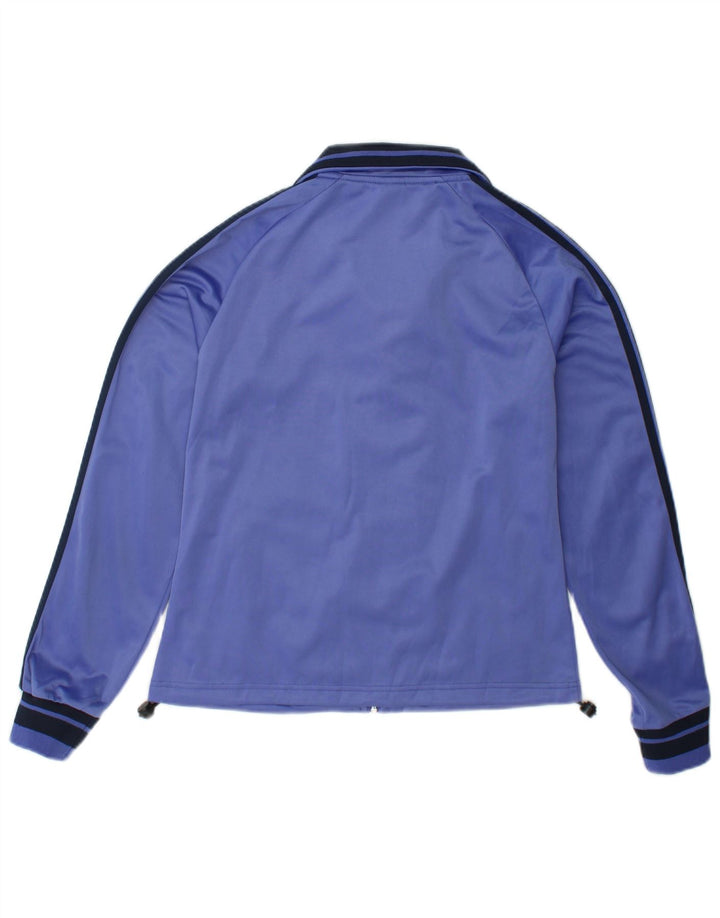 Asics Womens Tracksuit Top Jacket UK 12 Medium Purple Polyester