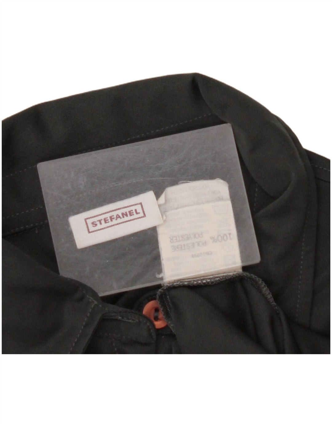 STEFANEL Womens Shirt Blouse UK 10 Small Black Polyester