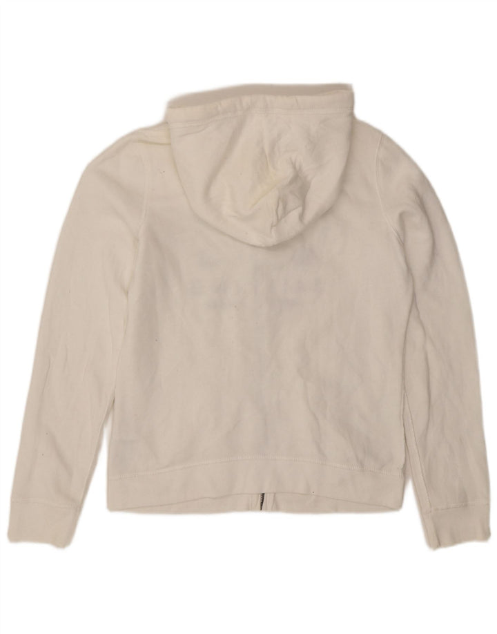 GILLY HICKS Womens Sydney Graphic Zip Hoodie Sweater UK 16 Large White