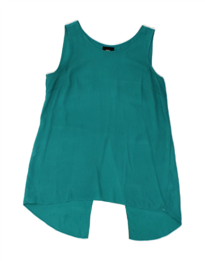 MOSSIMO Womens Vest Top UK 6 XS Turquoise Polyester Vintage Mossimo and Second-Hand Mossimo from Messina Hembry 