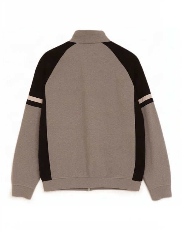 Champion Mens Tracksuit Top Jacket XL Grey Colourblock Cotton