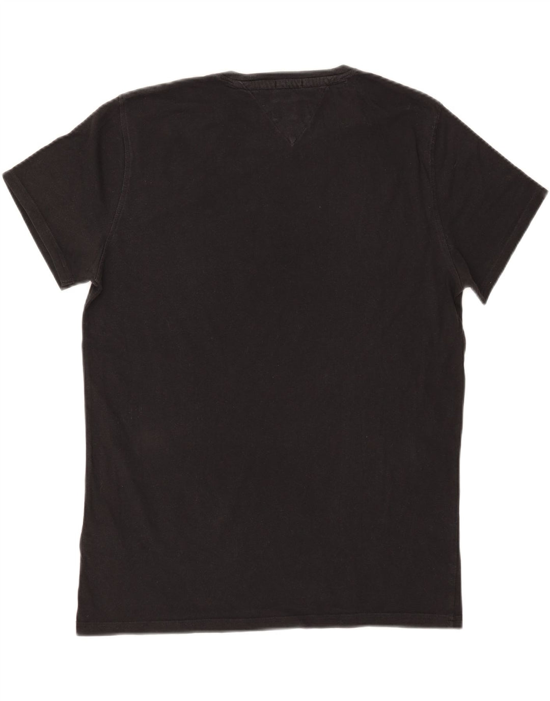 Tommy Hilfiger Mens Regular Fit T-Shirt Top Medium Black Cotton