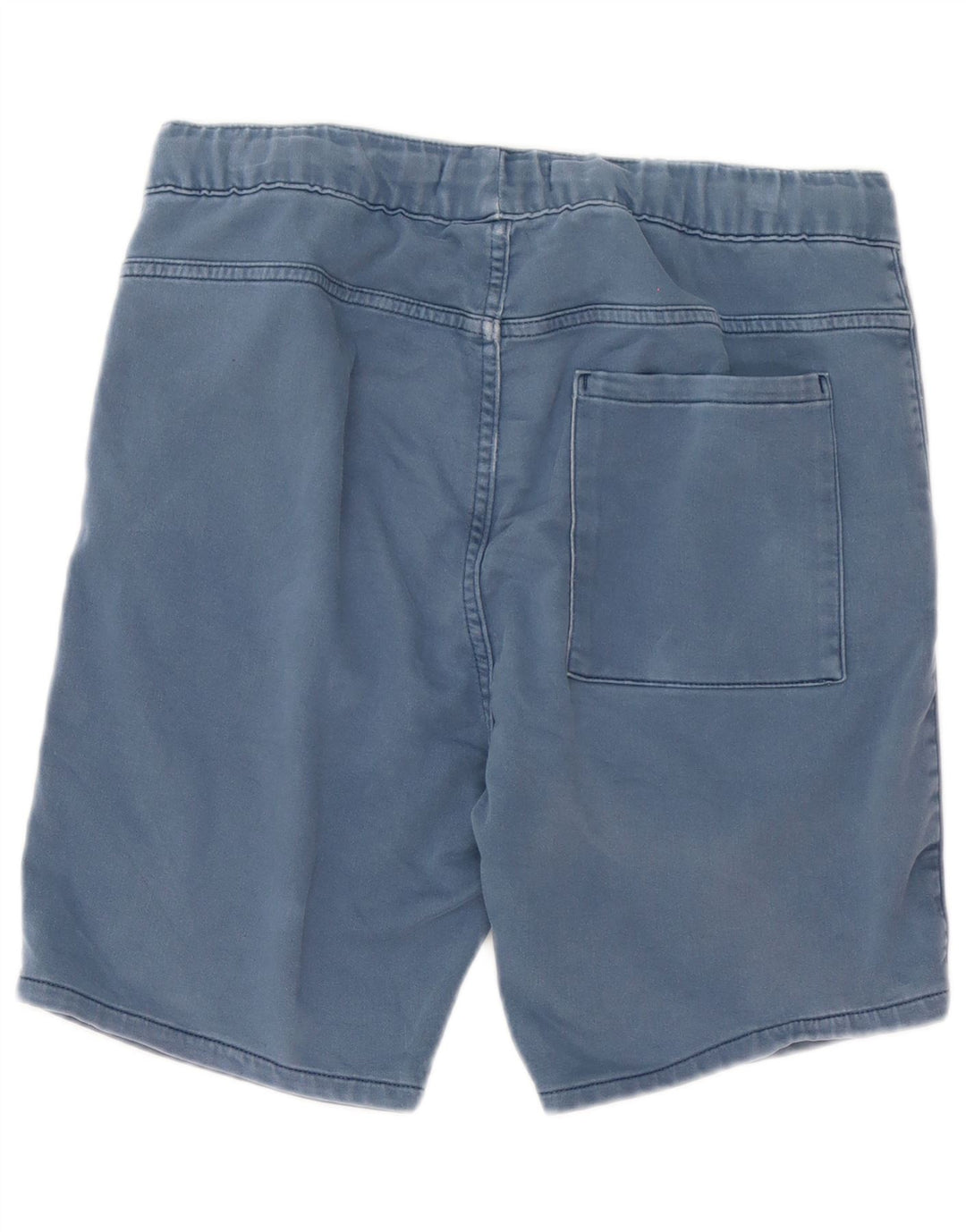 Zara Mens Chino Shorts Medium W32 Navy Blue