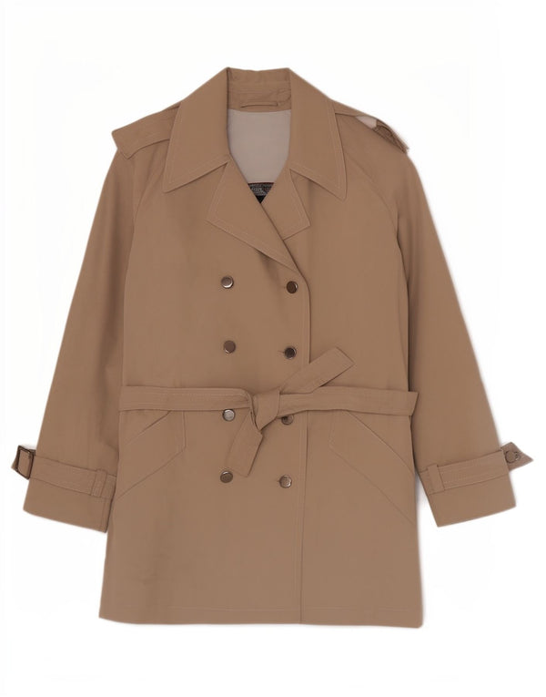 Vintage Womens Trench Coat IT 44 Medium Beige