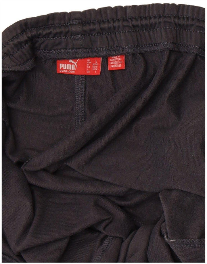 PUMA Mens Tracksuit Trousers Large  Grey