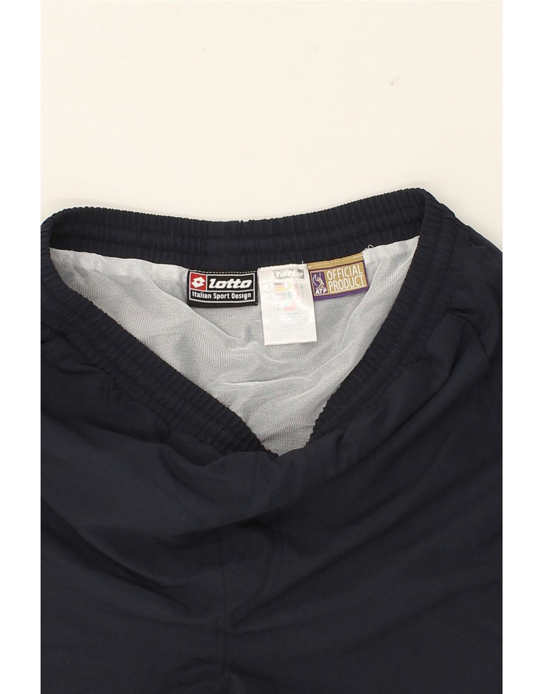 LOTTO Mens Sport Shorts UK 38/40 Medium Navy Blue Polyester Vintage Lotto and Second-Hand Lotto from Messina Hembry 