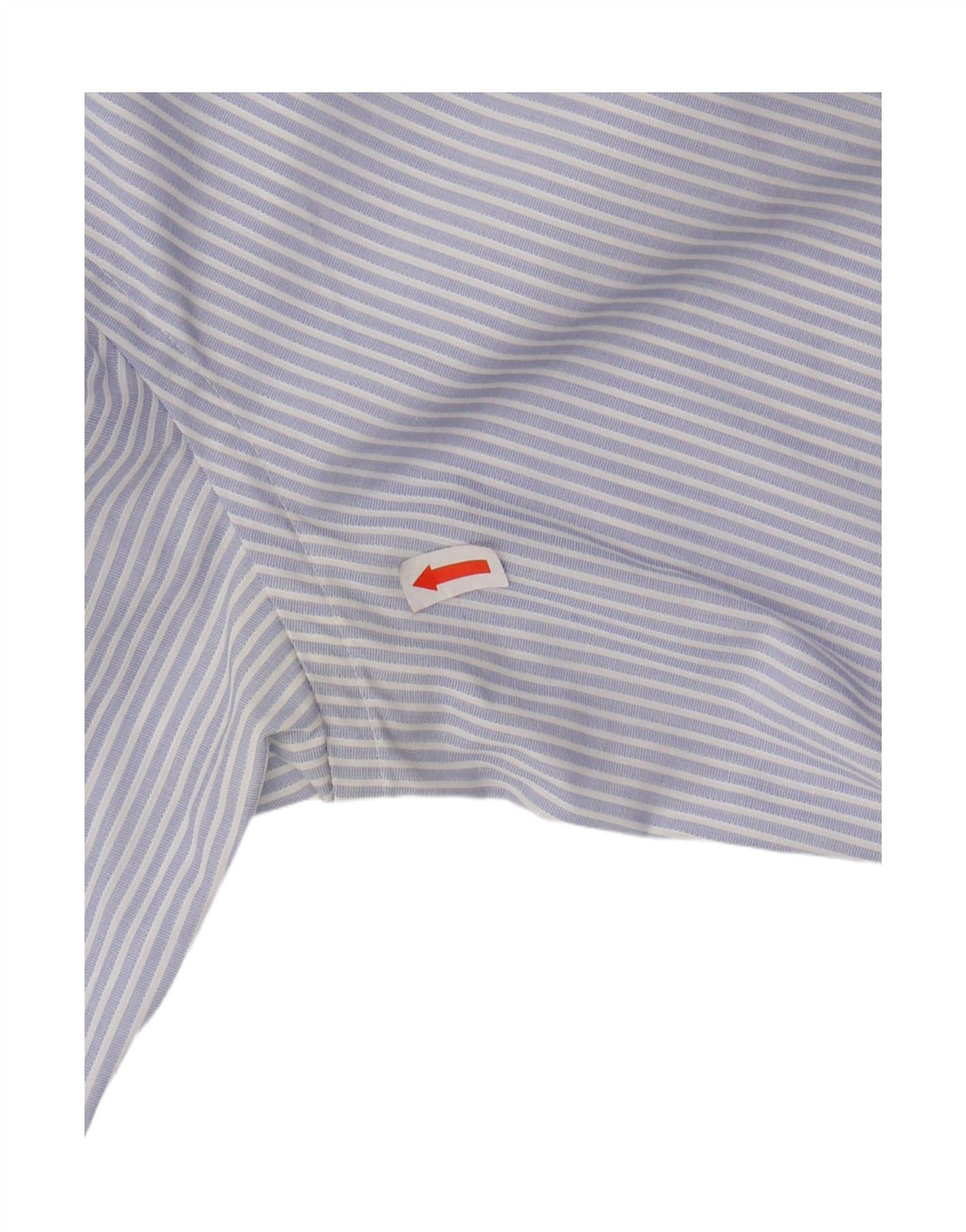 MASSIMO DUTTI Mens Shirt Size 15 38 Medium Blue Pinstripe Cotton